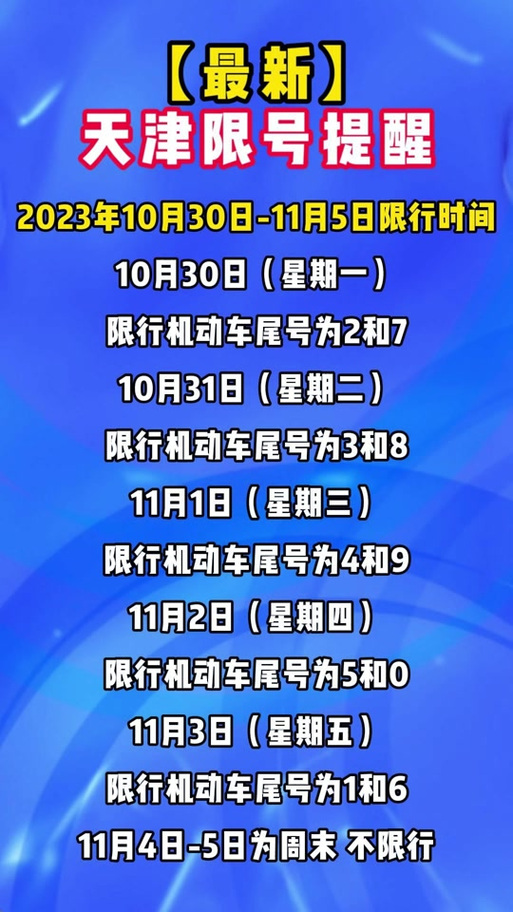 天津限号9月最新限号2025年,政策解析与市民应对指南 天津限号9月最新限号2025年,政策解析与市民应对指南
